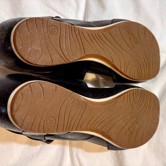 Dansko Vera Burnished Black Sandals - Picture 8 of 8